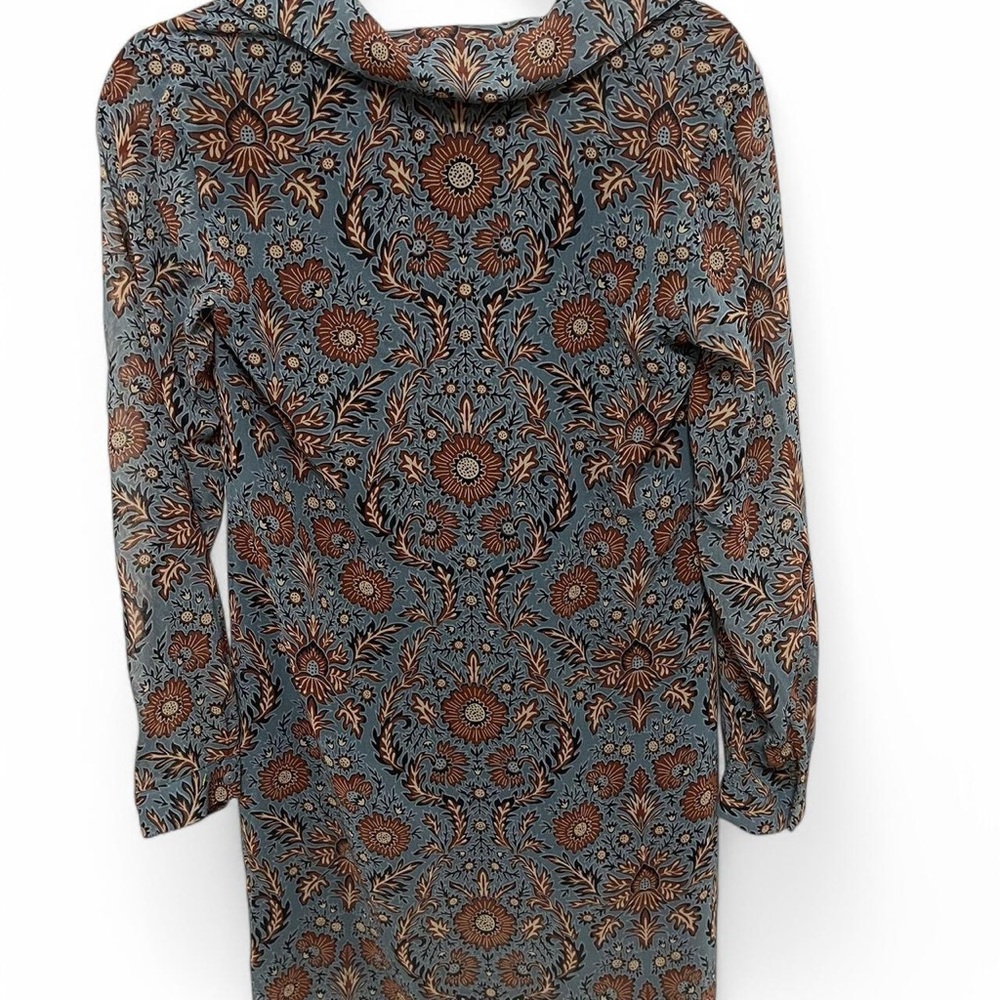 Floral Patterned Long Sleeve Dress